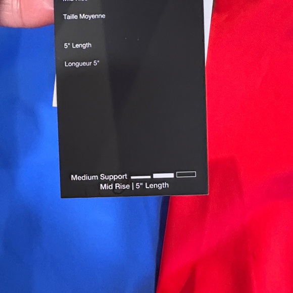 Women’s Nike Pro Blue and Red Athletic Shorts Size XL - Picture 3 of 5